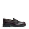 mocassino inglese pelle bordeaux