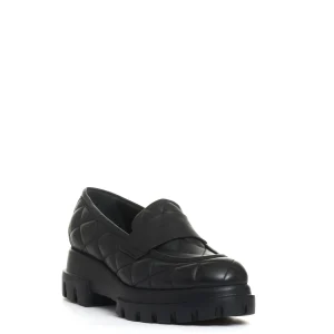 mocassino matelasse nero