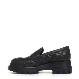 mocassino matelasse nero