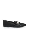 mocassino nero con strass