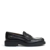 mocassino pelle spazzolata inglese nero