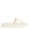 MOU - Eva slide: scarpe trendy in gomma bianca