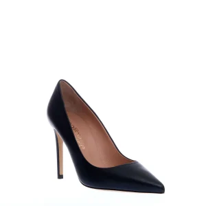NINALILOU - Scarpe eleganti in pelle blu notte, tacco 90 mm