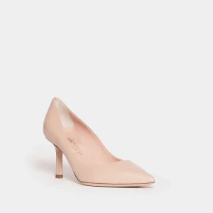 NINALILOU - Scarpe in pelle nude con tacco da 75 mm