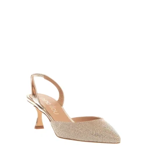 NINALILOU - Slingback strass argento: eleganza e stile