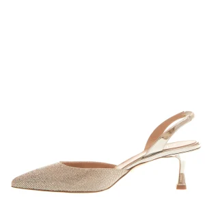 NINALILOU - Slingback strass argento: eleganza e stile