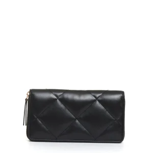portafoglio zip continental nero