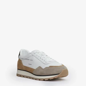 running 86er camoscio pelle bianco beige