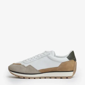 running 86er camoscio pelle bianco beige