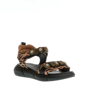 Sandali sportivi anatomici Elena Iachi: stile e comfort leopardato