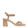 Sandalia ASH con tacco 60 mm e borchie nude