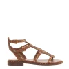 Sandalia ASH in cuoio con borchie oro: eleganza e stile