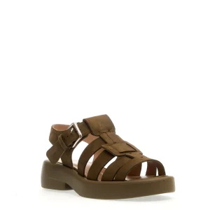 Sandalia verde in nubuck: scopri la collezione Elena Iachi