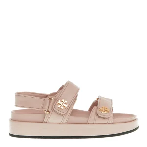 Sandalo sportivo in pelle cipria: scopri la collezione TORY BURCH