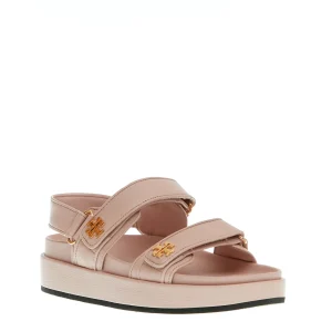 Sandalo sportivo in pelle cipria: scopri la collezione TORY BURCH
