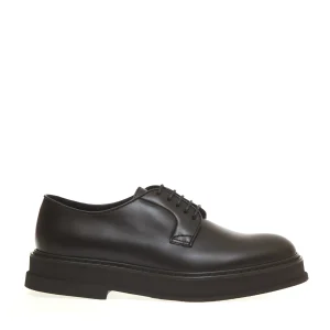 Scarpa derby in pelle marrone scuro: acquista online ora!