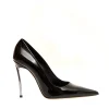 Scarpe CASADEI: Eleganti décolleté nere in vernice con tacco 10 mm