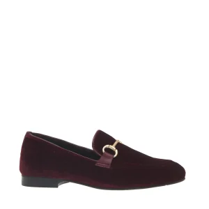 Scarpe di lusso: Mocassini burgundy velvet ispirati alle Poesie Veneziane