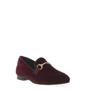 Scarpe di lusso: Mocassini burgundy velvet ispirati alle Poesie Veneziane