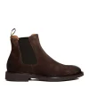 Scarpe Doucal's: Beatles in morbida pelle scamosciata marrone