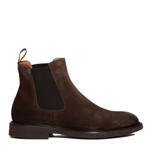 Scarpe Doucal's: Beatles in morbida pelle scamosciata marrone
