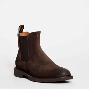 Scarpe Doucal's: Beatles in morbida pelle scamosciata marrone