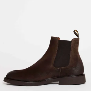 Scarpe Doucal's: Beatles in morbida pelle scamosciata marrone