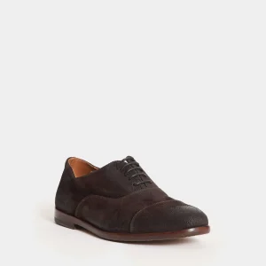 Scarpe Doucal's: eleganza senza tempo in scamosciato marrone vintage