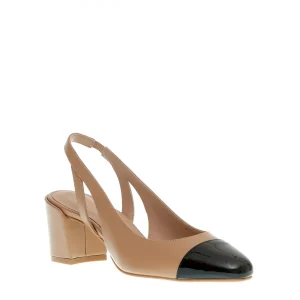 Scarpe eleganti: Slingback beige e nera di Stuart Weitzman