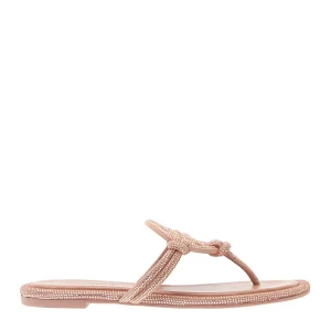 Scarpe estive TORY BURCH: flip flop rosa con strass