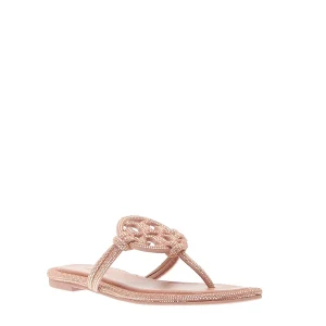 Scarpe estive TORY BURCH: flip flop rosa con strass