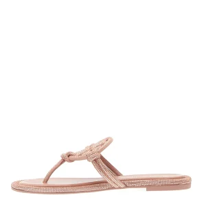 Scarpe estive TORY BURCH: flip flop rosa con strass