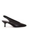 Scarpe HALMANERA: eleganza e comfort con slingback in pelle nera