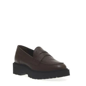 Scarpe Hogan - Mocassino Route bottom in pelle marrone