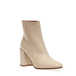 Scarpe in pelle avorio con tacco 80 - HALMANERA