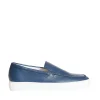 Scarpe in pelle blu Doucal's: eleganza e stile senza tempo