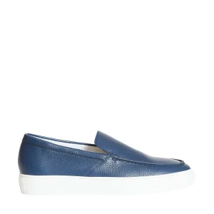 Scarpe in pelle blu Doucal's: eleganza e stile senza tempo