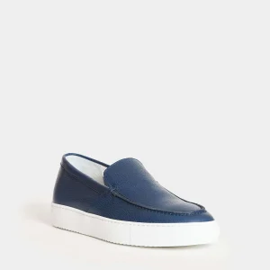 Scarpe in pelle blu Doucal's: eleganza e stile senza tempo