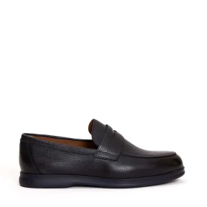 Scarpe in pelle blu testurizzata Doucal's: eleganza e stile