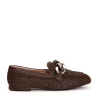 Scarpe in pelle intrecciata marrone CASADEI - eleganza senza tempo