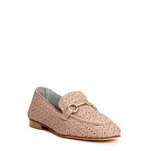 Scarpe in pelle intrecciata rosa cipria: Poesie Veneziane