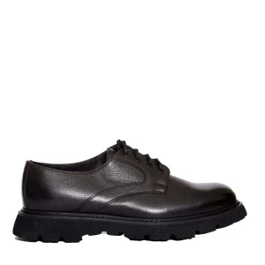 Scarpe in pelle marrone con texture - Doucal's
