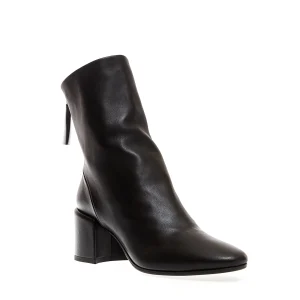 Scarpe in pelle nera con tacco 60 - HALMANERA