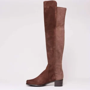 Scarpe in pelle scura con tacco basso - Stuart Weitzman