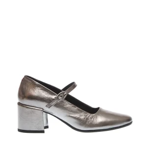Scarpe Mary Jane laminato antracite: scopri la collezione HALMANERA