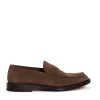 Scarpe mocassino in camoscio beige Doucal's: eleganza senza tempo
