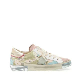 Scarpe Philippe Model: Camouflage Paris, rosa e blu
