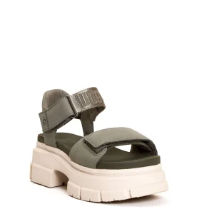 Scarpe sportive UGG in nubuck verde scuro