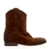 Scarpe texane in camoscio washed sigaro: la scelta perfetta