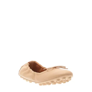 Scarpe Tod's - Ballerina Bubble in pelle beige